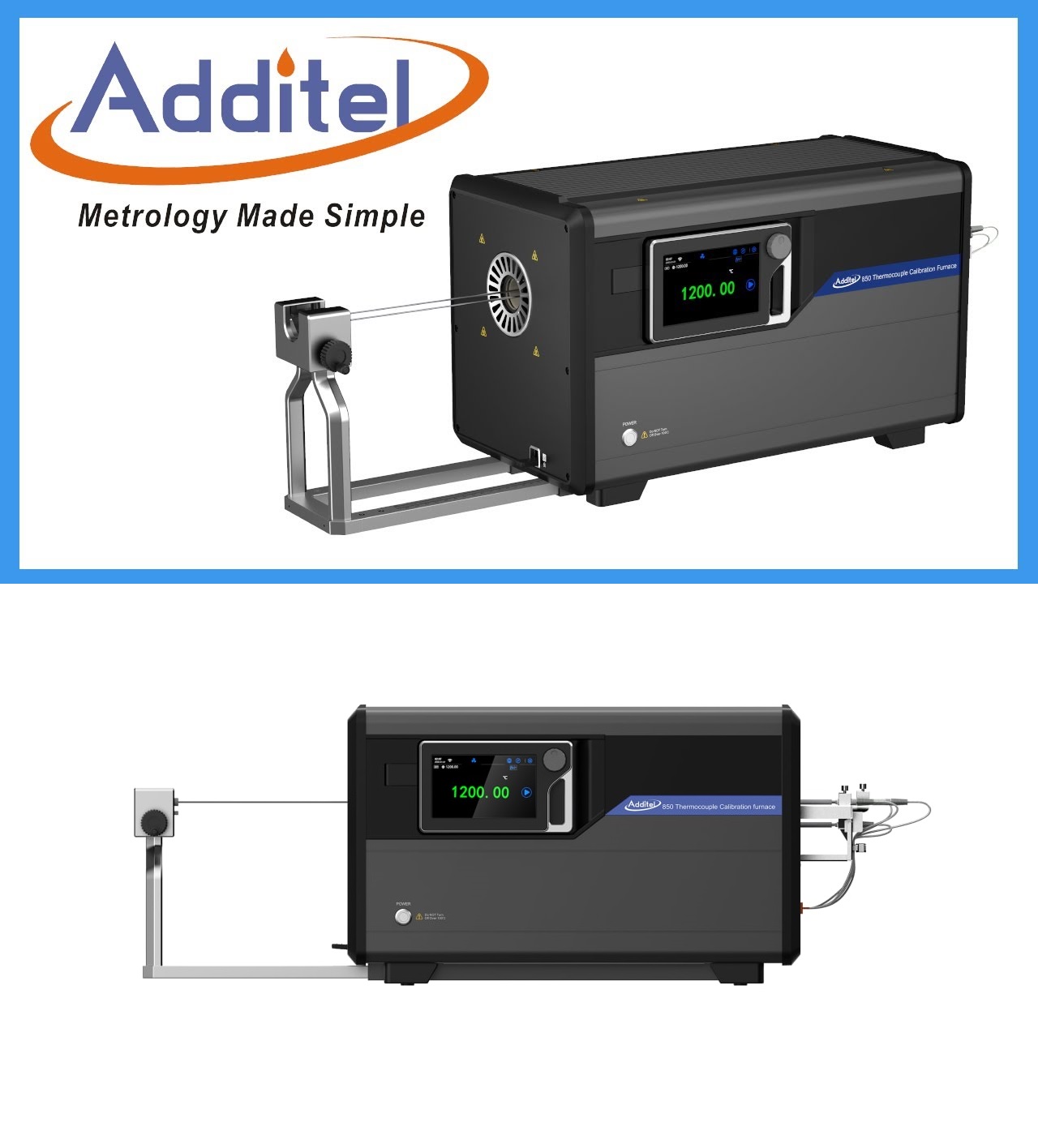 Additel 850-1200 Laboratory Thermocouple Calibration Furnace